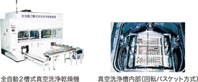 全自動2槽式真空洗浄機